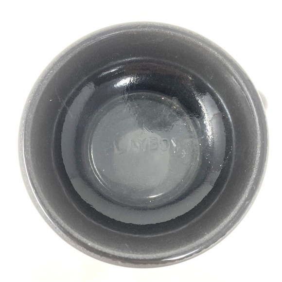 Vtg Playboy Bunny Beer Mug Stein Tankard Gray Pewter Glass Raised Logo - Picture 4 of 8